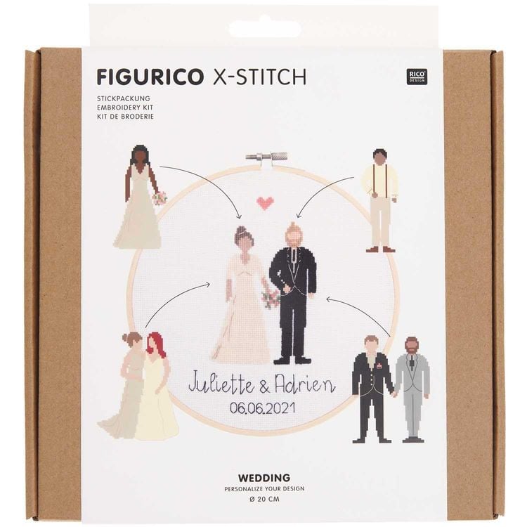 Produktbild: Stickpackung Figurico Wedding