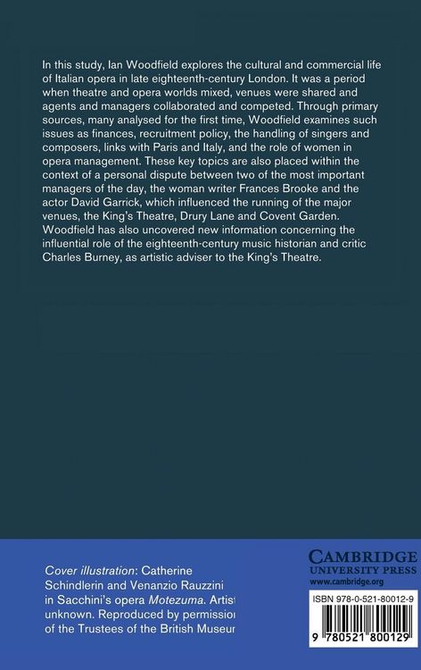 Produktbild: Opera and Drama in Eighteenth-Century London