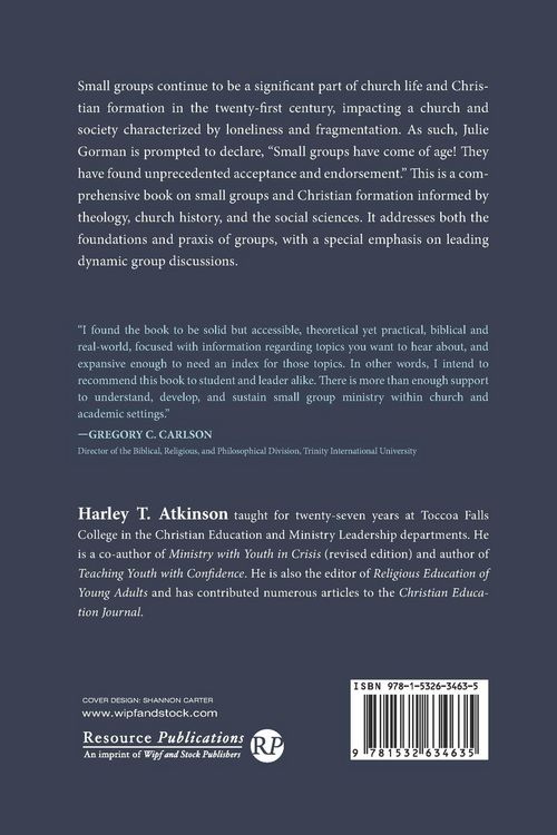 Produktbild: The Power of Small Groups in Christian Formation