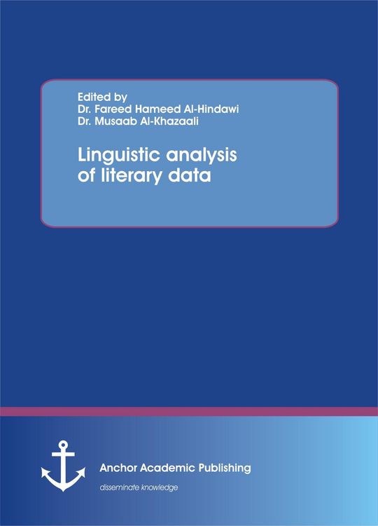 Produktbild: Linguistic analysis of literary data