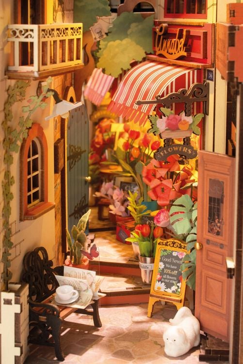 Produktbild: Book Nook DIY B&uuml;cherecke  Floral Corner