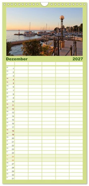 Produktbild: Familienplaner 2027 - Zauberhaftes Opatija mit 5 Spalten (Wandkalender, 21 x 45 cm) CALVENDO