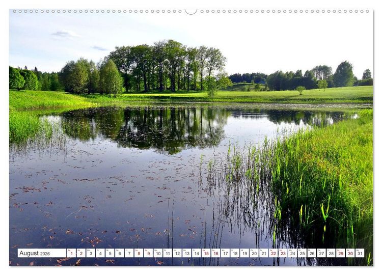 Produktbild: Gr&uuml;nes Estland - Naturparadies am Baltischen Meer (Wandkalender 2026 DIN A2 quer), CALVENDO Monatskalender