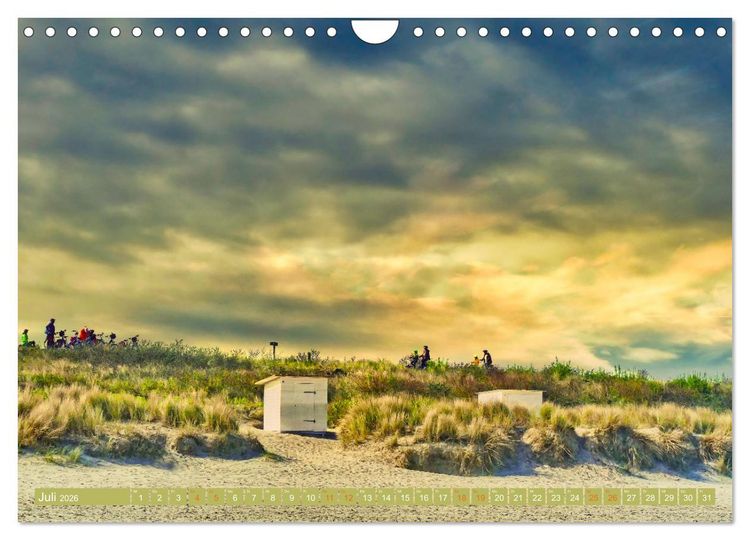 Produktbild: Zeeland - Urlaubstr&auml;ume zwischen Breskens und Domburg (Wandkalender 2026 DIN A4 quer), CALVENDO Monatskalender