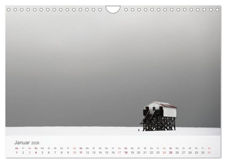 Produktbild: St. Peter-Ording durch die Jahreszeiten (Wandkalender 2026 DIN A4 quer), CALVENDO Monatskalender