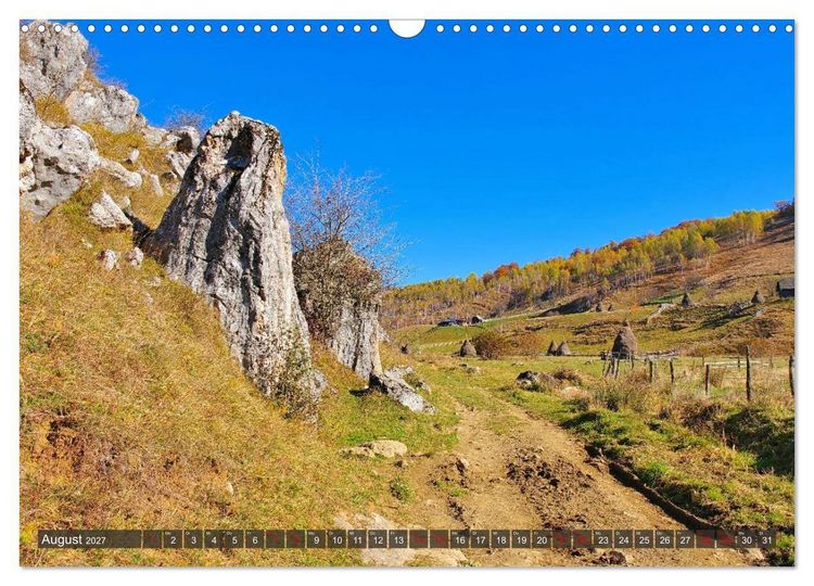 Produktbild: Fundatura Ponorului - Auf dem Via Transilvanica durch die Karpaten (Wandkalender 2027 DIN A3 quer), CALVENDO Monatskalender