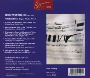 Produktbild: Wunderlich: Orgelwerke Vol.1