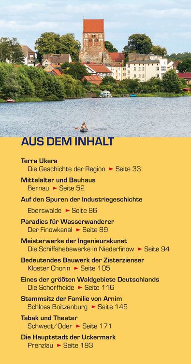 Produktbild: TRESCHER Reisef&uuml;hrer Barnim und Uckermark