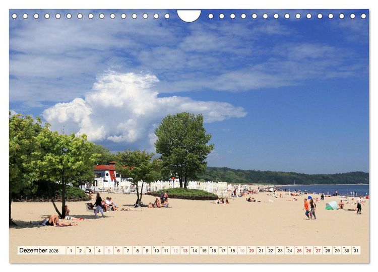 Produktbild: Die polnische Ostsee (Wandkalender 2026 DIN A4 quer), CALVENDO Monatskalender