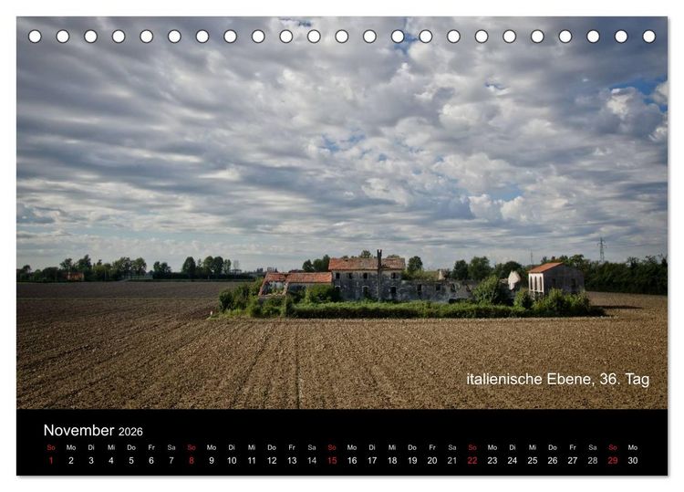Produktbild: TransAlp - zu Fu&szlig; &uuml;ber die Alpen von M&uuml;nchen nach Venedig (Tischkalender 2026 DIN A5 quer), CALVENDO Monatskalender