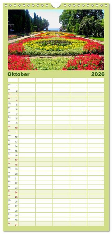 Produktbild: Familienplaner 2026 - Bulgarien, von Varna bis zum Kap Kaliakra mit 5 Spalten (Wandkalender, 21 x 45 cm) CALVENDO