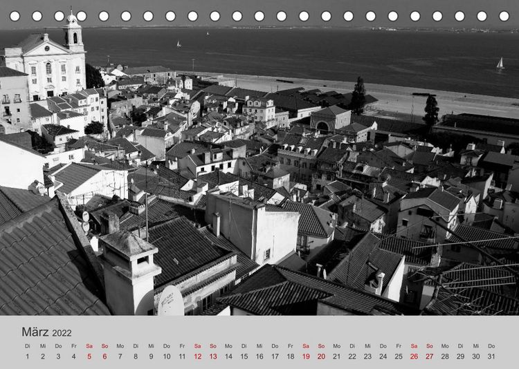 Produktbild: Lissabon Querbeet (Tischkalender 2022 DIN A5 quer)