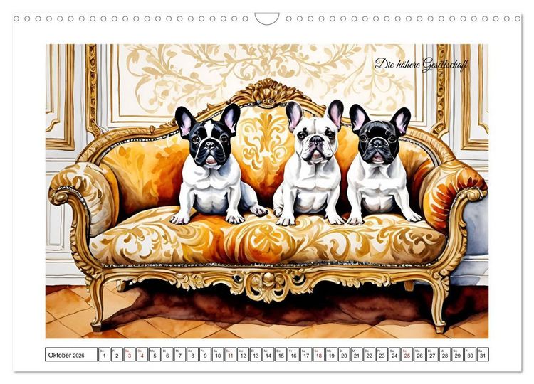 Produktbild: Hundetr&auml;ume (Wandkalender 2026 DIN A3 quer), CALVENDO Monatskalender