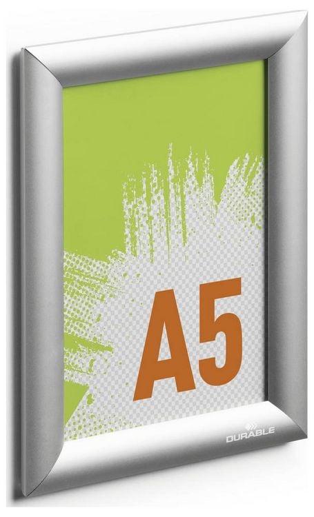 Produktbild: Durable 479523 Bilder Wechselrahmen Papierformat: DIN A5 Silber