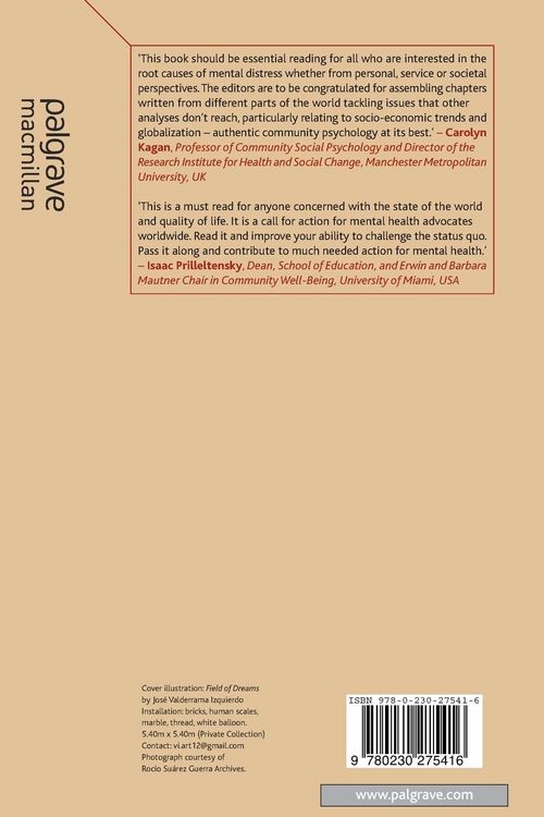 Produktbild: Community Psychology and the Socio-economics of Mental Distress