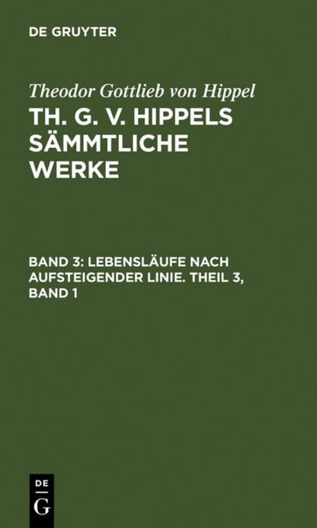 Produktbild: Lebensl&auml;ufe nach aufsteigender Linie. Theil 3, Band 1