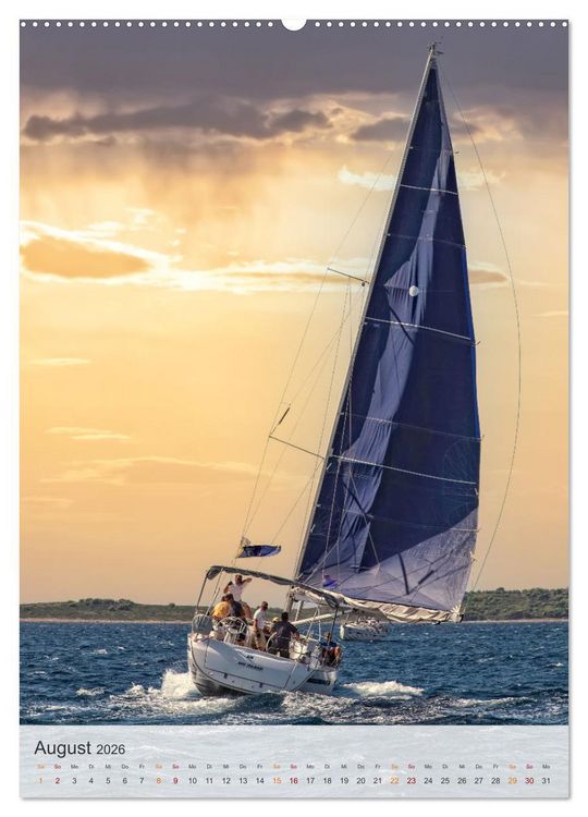 Produktbild: Segeln - meine Leidenschaft (hochwertiger Premium Wandkalender 2026 DIN A2 hoch), Kunstdruck in Hochglanz