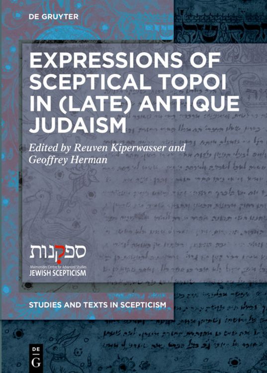 Produktbild: Expressions of Sceptical Topoi in (Late) Antique Judaism