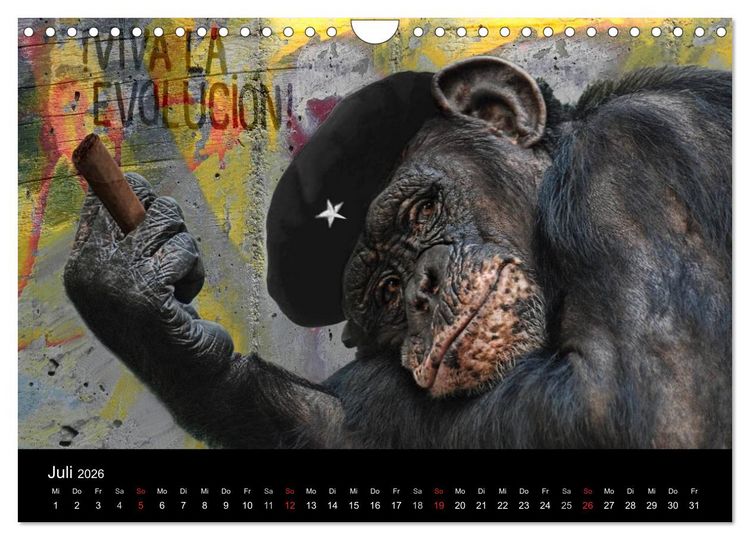 Produktbild: Tierisches (Wandkalender 2026 DIN A4 quer), CALVENDO Monatskalender