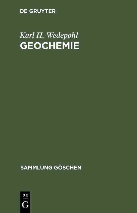 Produktbild: Geochemie