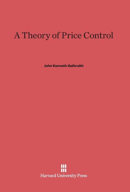 Produktbild: A Theory of Price Control