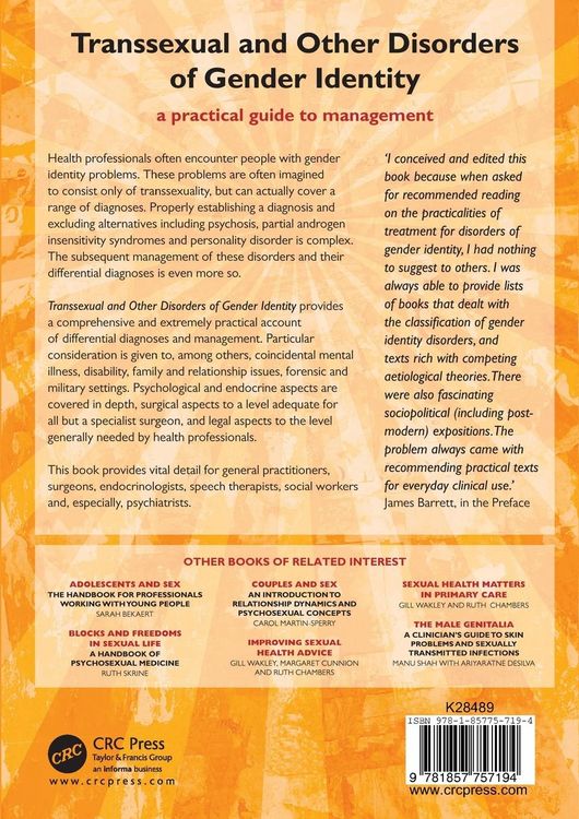 Produktbild: Transsexual and Other Disorders of Gender Identity