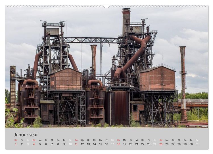Produktbild: Ruhrgebiets-Impressionen 2026 (hochwertiger Premium Wandkalender 2026 DIN A2 quer), Kunstdruck in Hochglanz