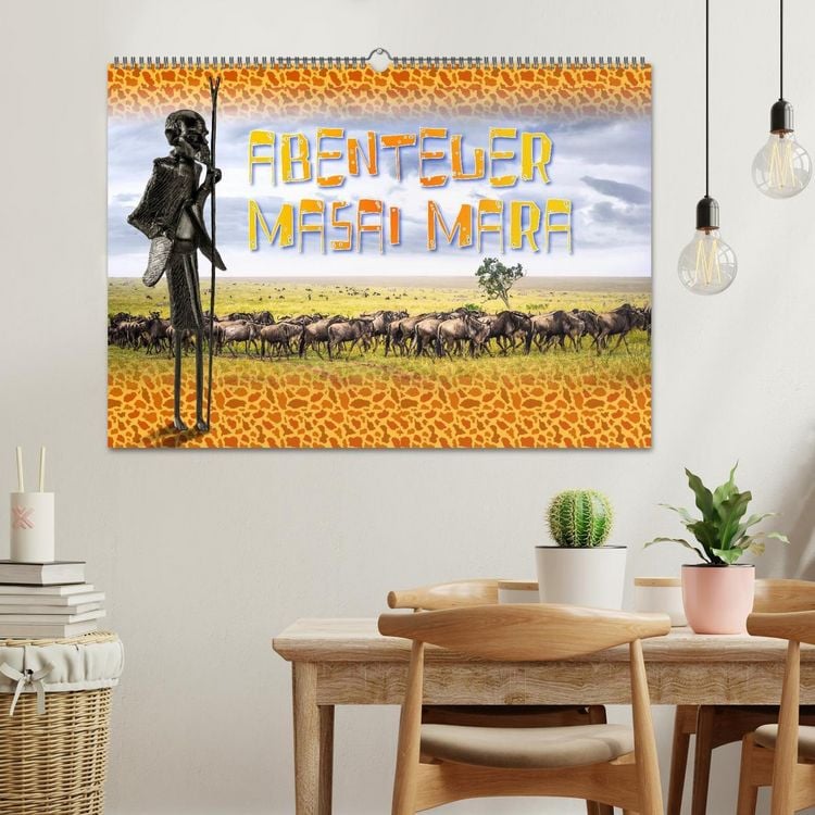 Produktbild: Abenteuer Masai Mara (Wandkalender 2026 DIN A2 quer), CALVENDO Monatskalender