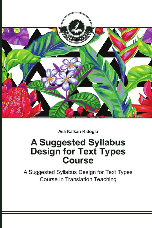 Produktbild: A Suggested Syllabus Design for Text Types Course