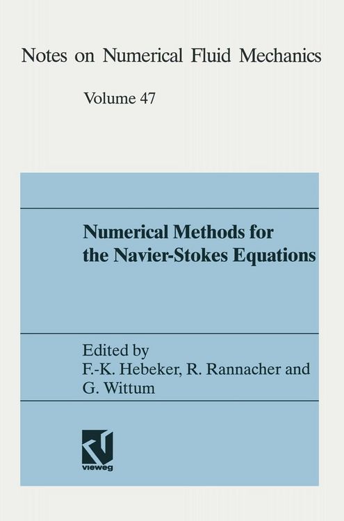Produktbild: Numerical methods for the Navier-Stokes equations
