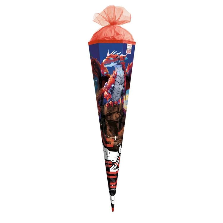 Produktbild: Motivschult&uuml;te 85 cm, Robo Drache, Silbert&uuml;ll