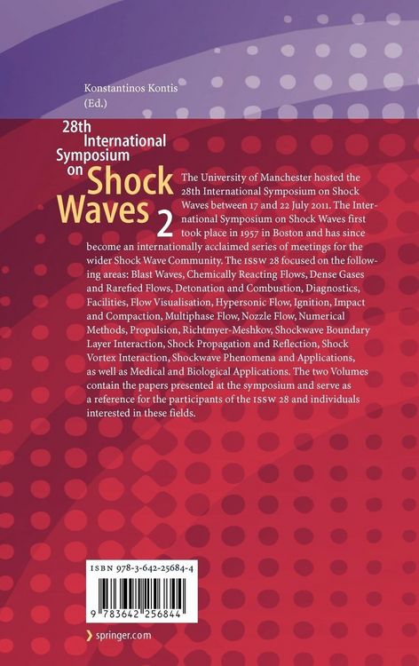 Produktbild: 28th International Symposium on Shock Waves