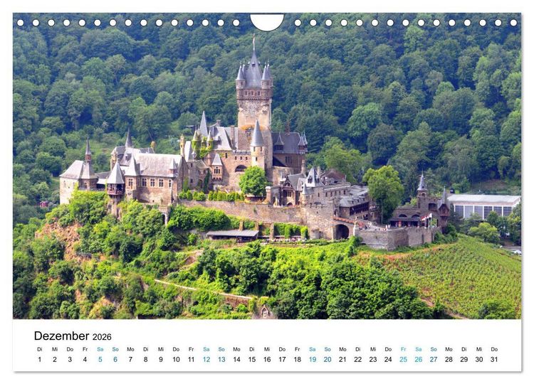 Produktbild: Moselurlaub - Cochem und Umgebung (Wandkalender 2026 DIN A4 quer), CALVENDO Monatskalender