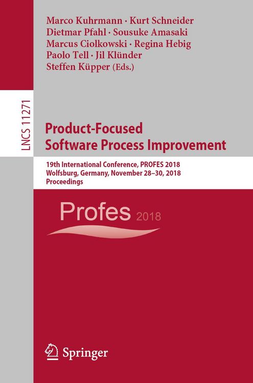 Produktbild: Product-Focused Software Process Improvement
