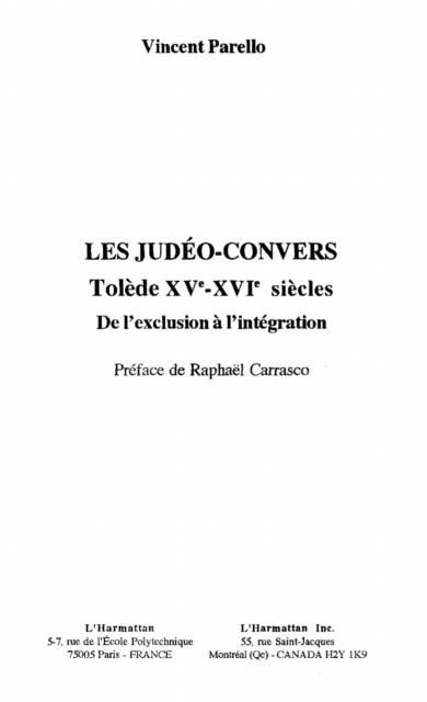 Produktbild: Les Judeo -Convertis