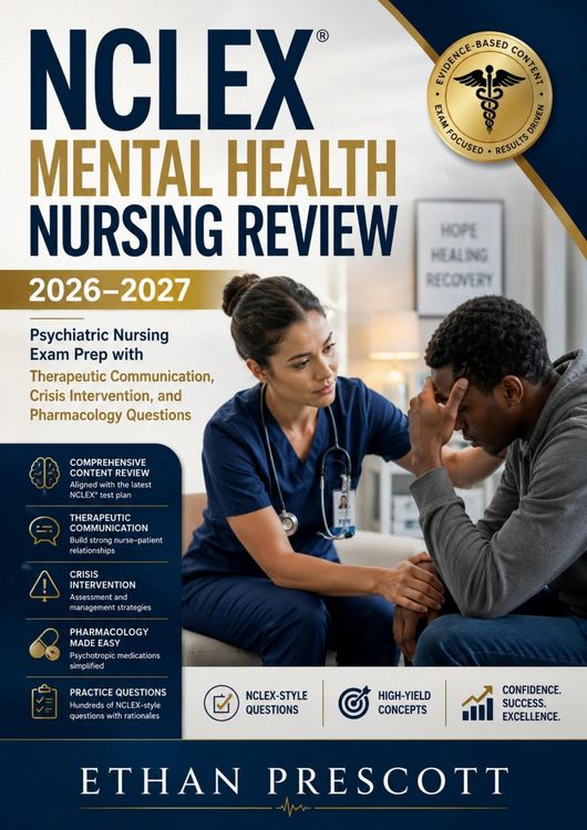 Produktbild: NCLEX Mental Health Nursing Review 2026-2027