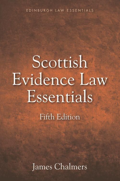Produktbild: Scottish Evidence Law Essentials