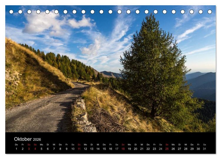 Produktbild: Entschleunigt ... reisen durch traumhafte Landschaften "Les Grandes Alpes" (Tischkalender 2026 DIN A5 quer), CALVENDO Monatskalender