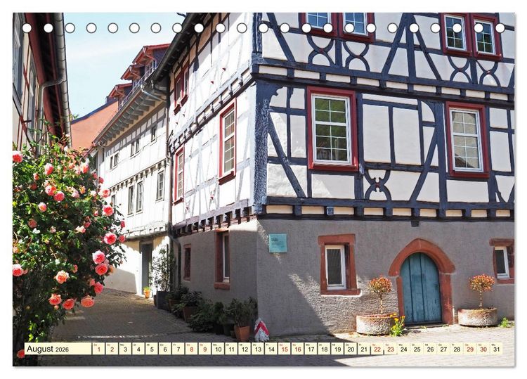 Produktbild: Weinheim im Laufe der Jahreszeiten (Tischkalender 2026 DIN A5 quer), CALVENDO Monatskalender