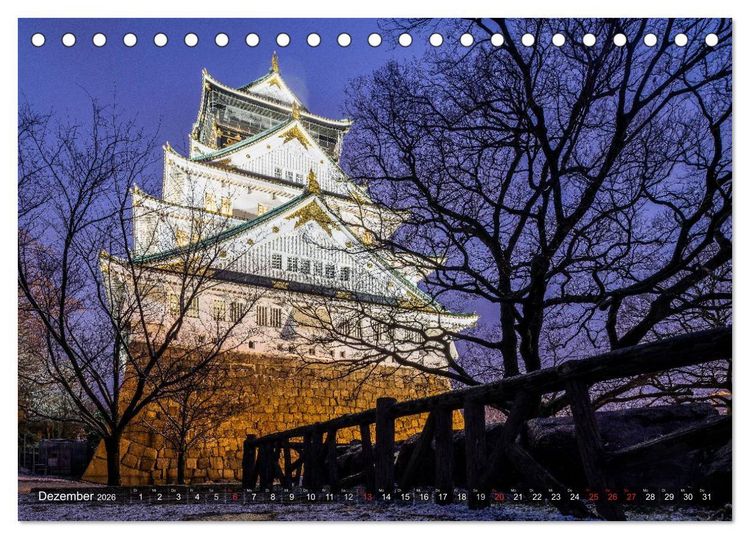 Produktbild: Japan - Schreine, Tempel, Metropolen (Tischkalender 2026 DIN A5 quer), CALVENDO Monatskalender