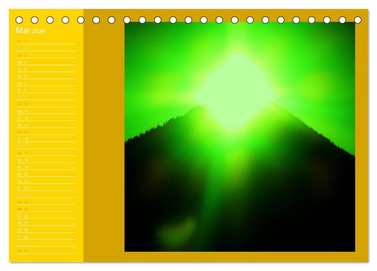 Produktbild: Licht-Portale 2026 (Tischkalender 2026 DIN A5 quer), CALVENDO Monatskalender