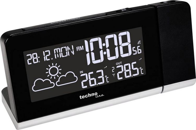 Produktbild: Techno Line Technoline WT 539 Funk Wecker digital Schwarz