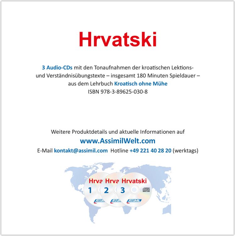 Produktbild: ASSiMiL Kroatisch ohne M&uuml;he  - Audio-CDs