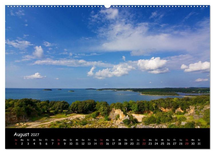 Produktbild: Rund um Vrsar (hochwertiger Premium Wandkalender 2027 DIN A2 quer), Kunstdruck in Hochglanz
