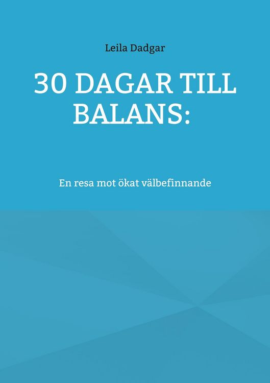 Produktbild: 30 dagar till balans: