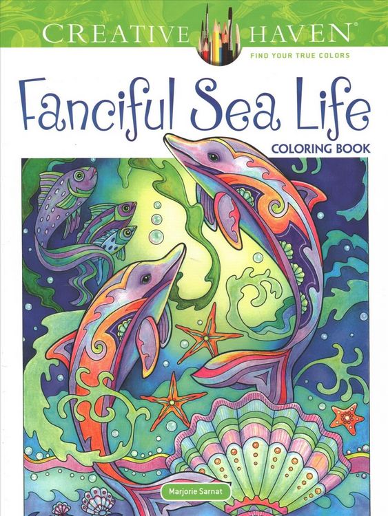 Produktbild: Creative Haven Fanciful Sea Life Coloring Book