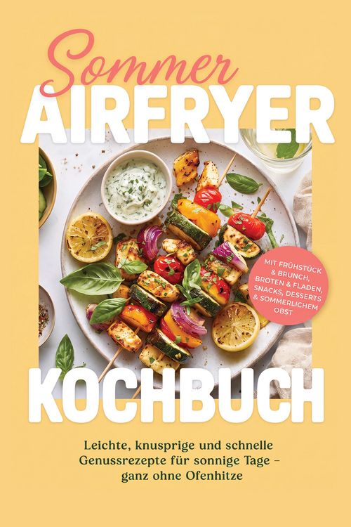 Produktbild: Sommer Airfryer Kochbuch: Leichte, knusprige und schnelle Genussrezepte f&uuml;r sonnige Tage - ganz ohne Ofenhitze. Mit Fr&uuml;hst&uuml;ck & Brunch, Broten & Flade