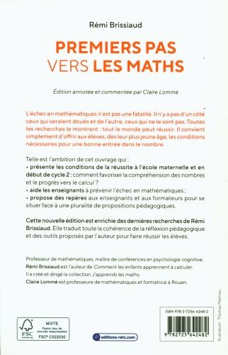 Produktbild: Premiers pas vers les maths : les chemins de la r&eacute;ussite