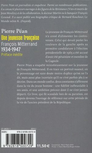 Produktbild: Une jeunesse fran&ccedil;aise : Fran&ccedil;ois Mitterrand, 1934-1947