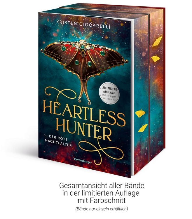 Produktbild: Heartless Hunter. Der rote Nachtfalter, Band 1
